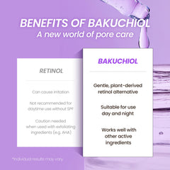 Rituel jour-nuit Dermology avec le sérum Bakuchiol pour une peau confortable.