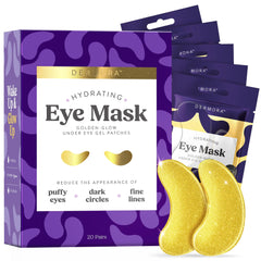 DERMORA Éclat Doré patchs yeux – emballage pratique prêt à offrir