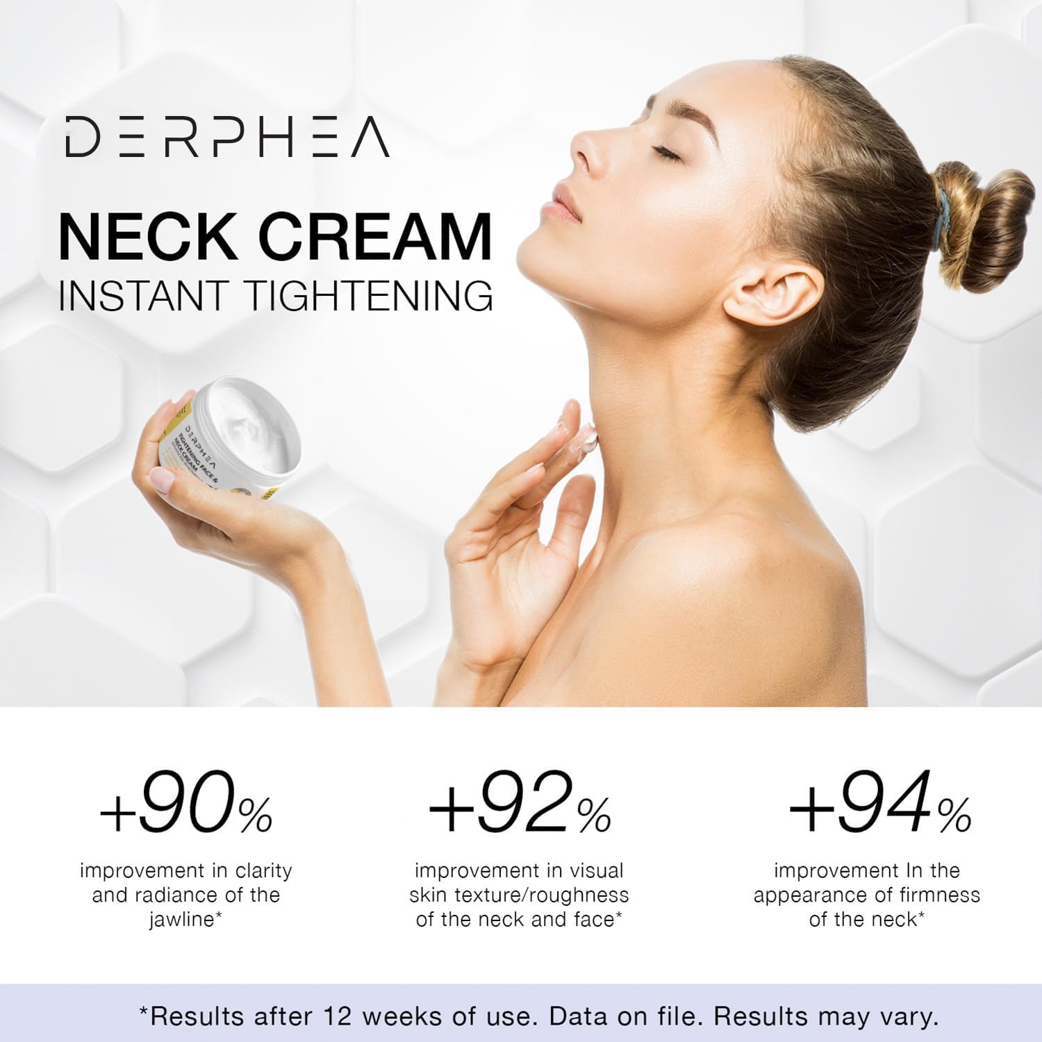 DERPHEA crème resserrante visage – tonique et ferme.