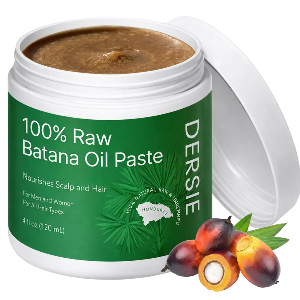 Dersie Batana Pâte Pot : soin nourrissant profond pour cheveux.
