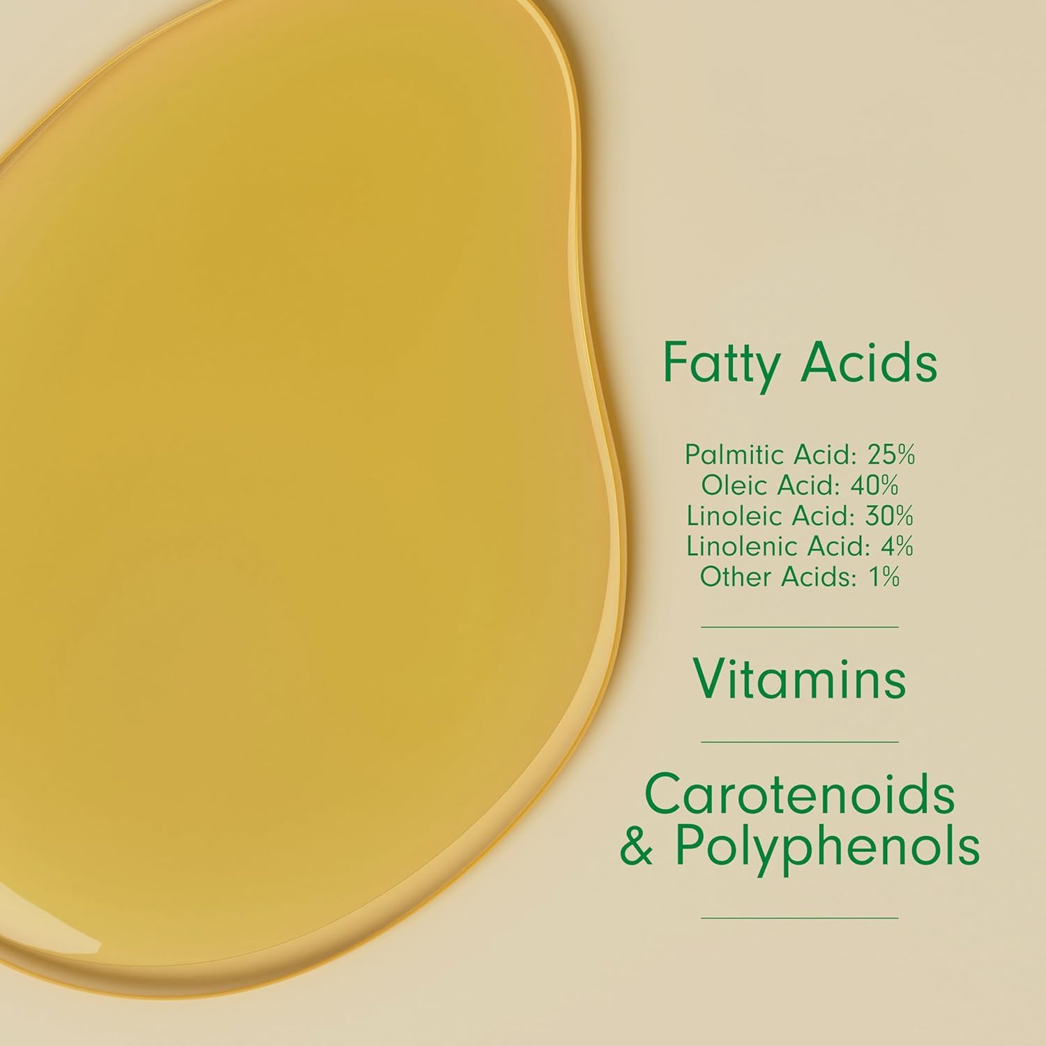 Étiquette bio Dersie Batana indiquant l'origine naturelle et pure.