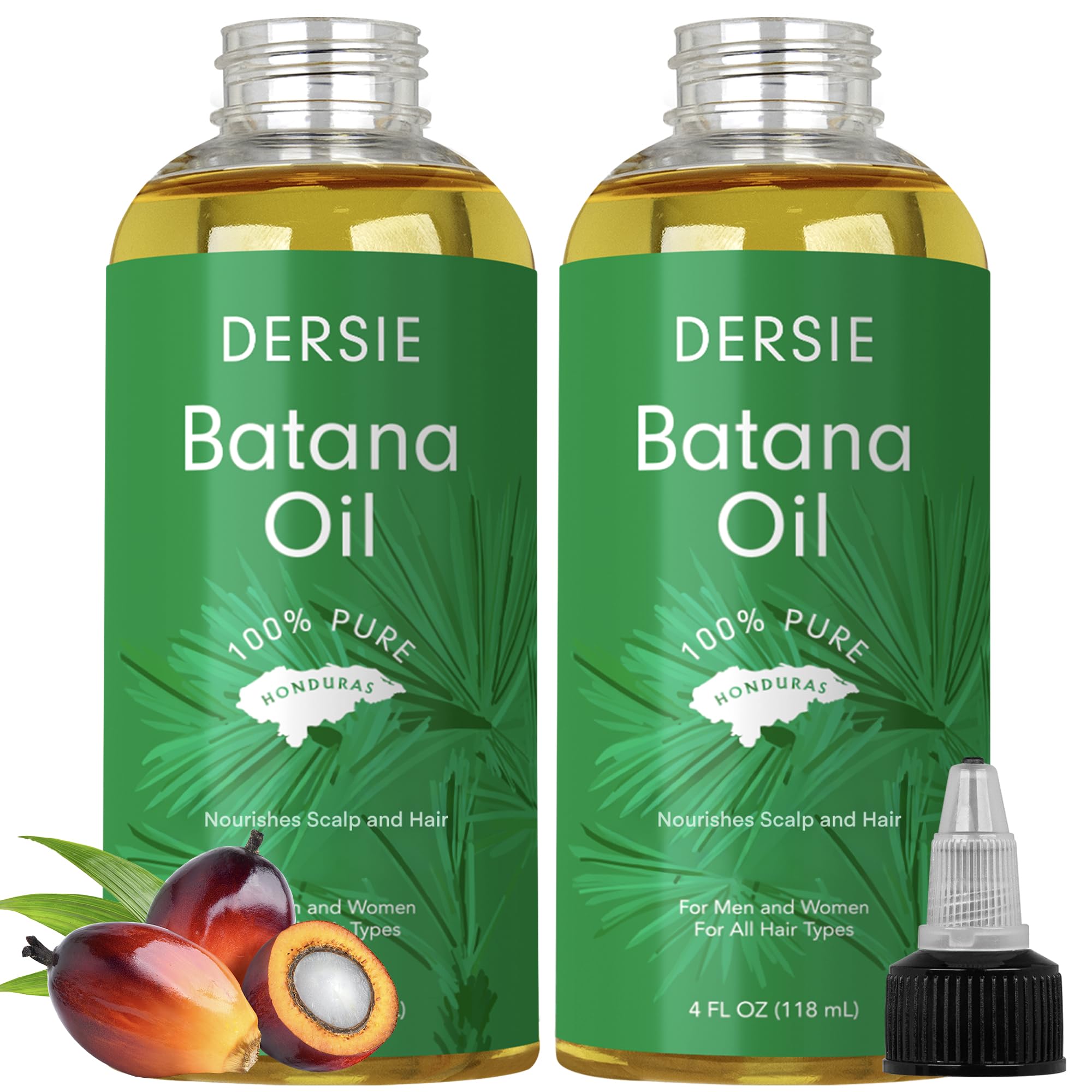Pack Dersie Huile de Batana, deux bouteilles prêtes pour la routine capillaire.