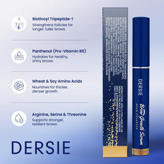 Regard plus fourni grâce au sérum Dersie