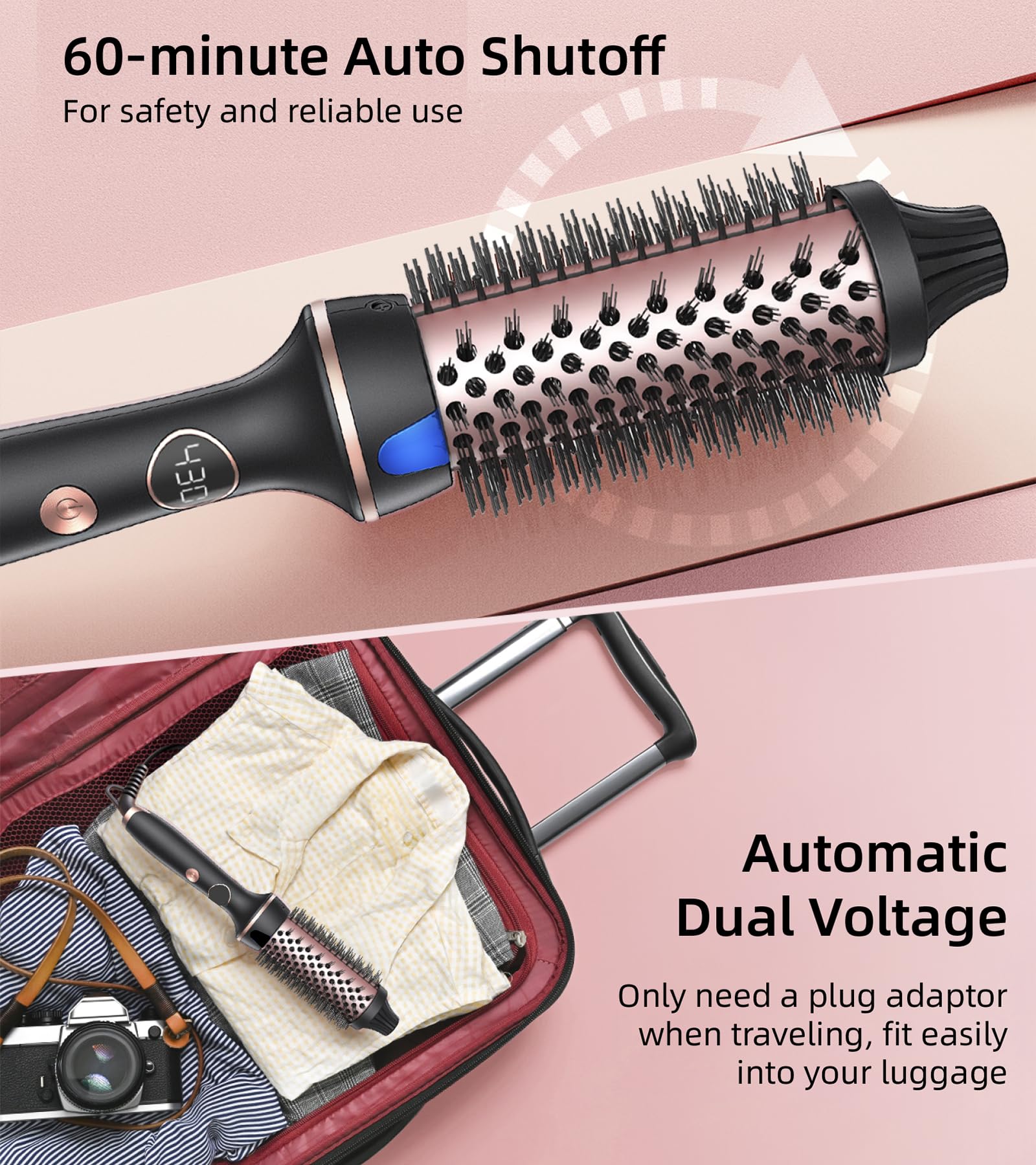 Desalo brosse poils nylon anti-brûlure glisse en douceur.