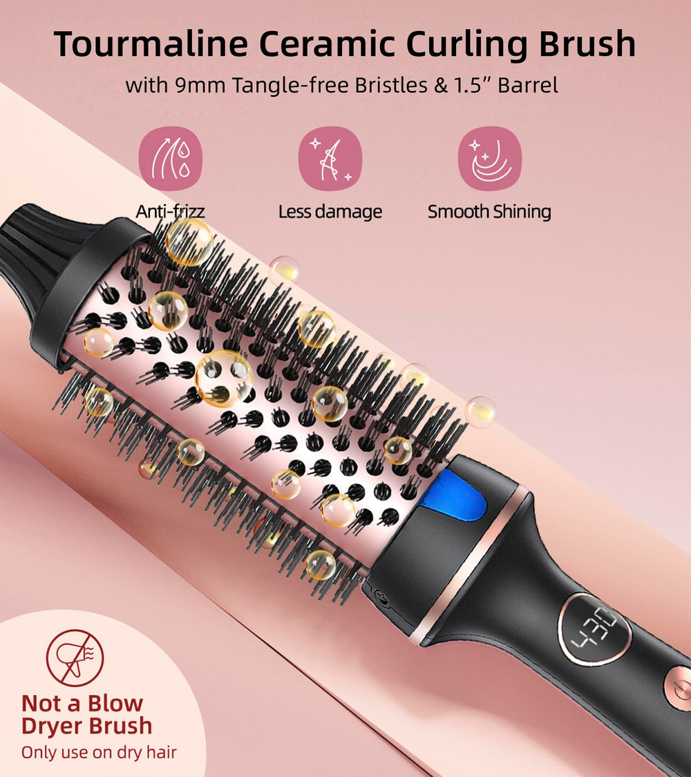 Desalo brosse réglage température 13 niveaux pour tous les cheveux.