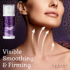 Desert Beauty Crème Texture Lissante: améliore la sensation de fermeté et de peau plus douce.