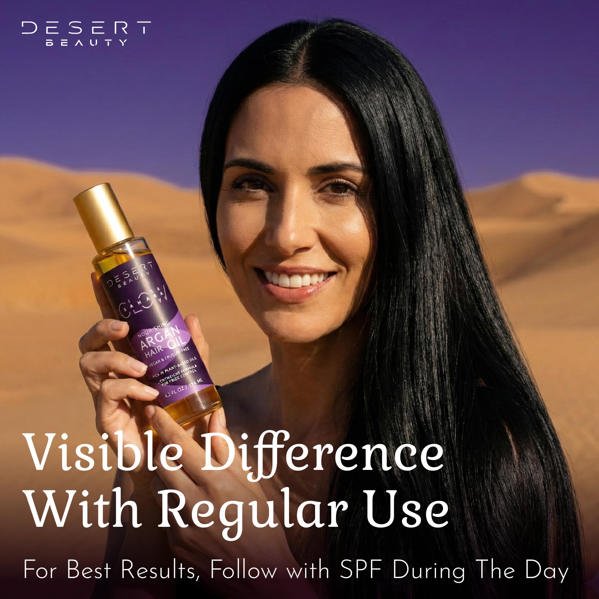 Desert Beauty Argan Oil – sans parabènes et sans colorants artificiels