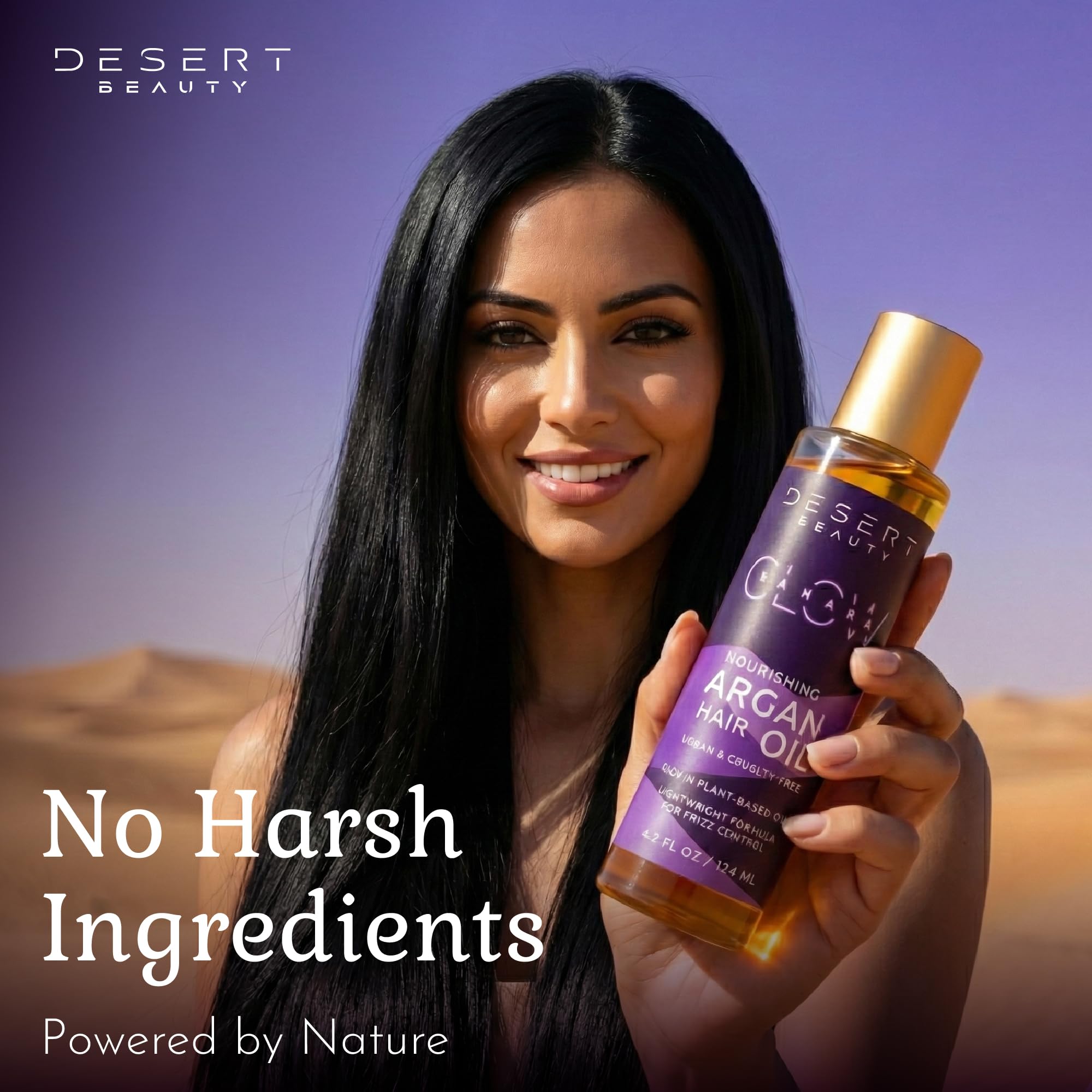 Desert Beauty Argan Oil – texture légère qui s’absorbe rapidement