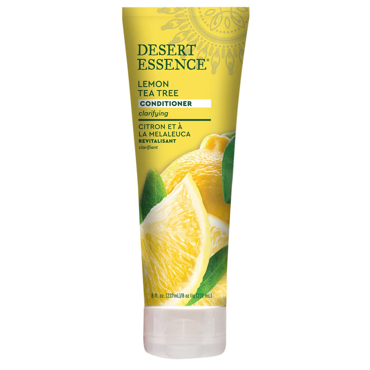 Desert Essence Conditionneur: bouteille citron-arbre-a-the purifiant et rafraîchissant.