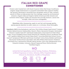Desert Essence Conditionneur Italien Raisins Rouges – ingrédients naturels et sourcing durable