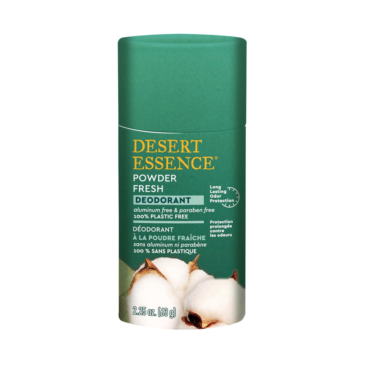 Texture poudre facile à appliquer, Desert Essence déodorant poudre naturelle procure une sensation légère.