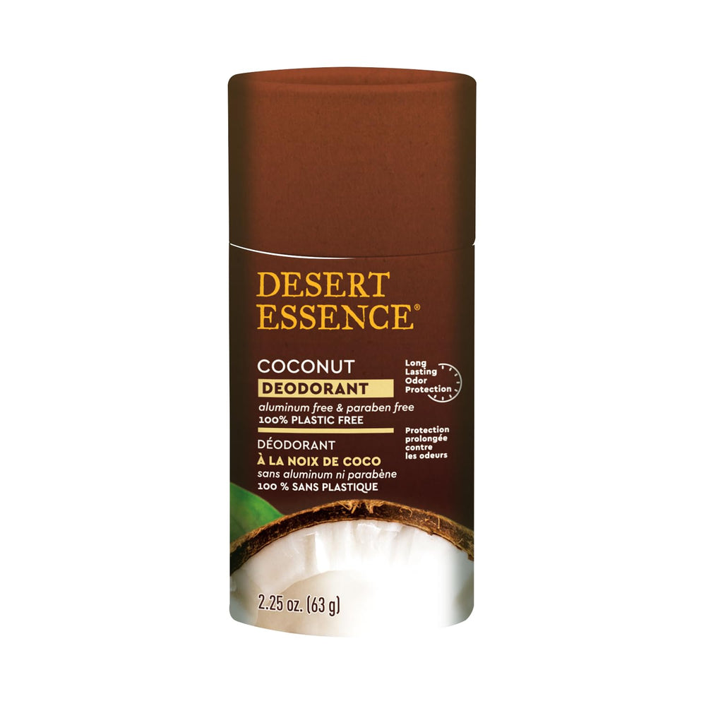 Desert Essence Déodorant Coco parfum tropical naturel — rappel plage et fraîcheur.