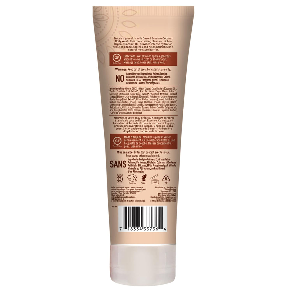 Desert Essence Emballage Éco-Responsable – conditionnement recyclable.