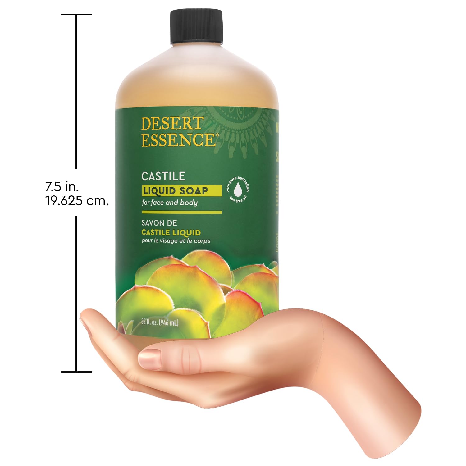 Desert Essence emballage écologique et recyclable, choix responsable.