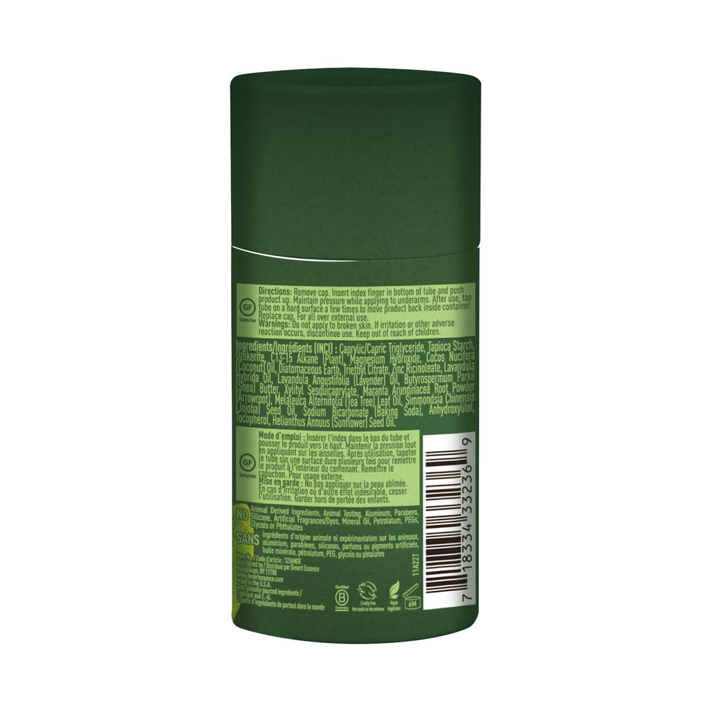 Huile de coco Desert Essence pour nourrir la peau en déodorant