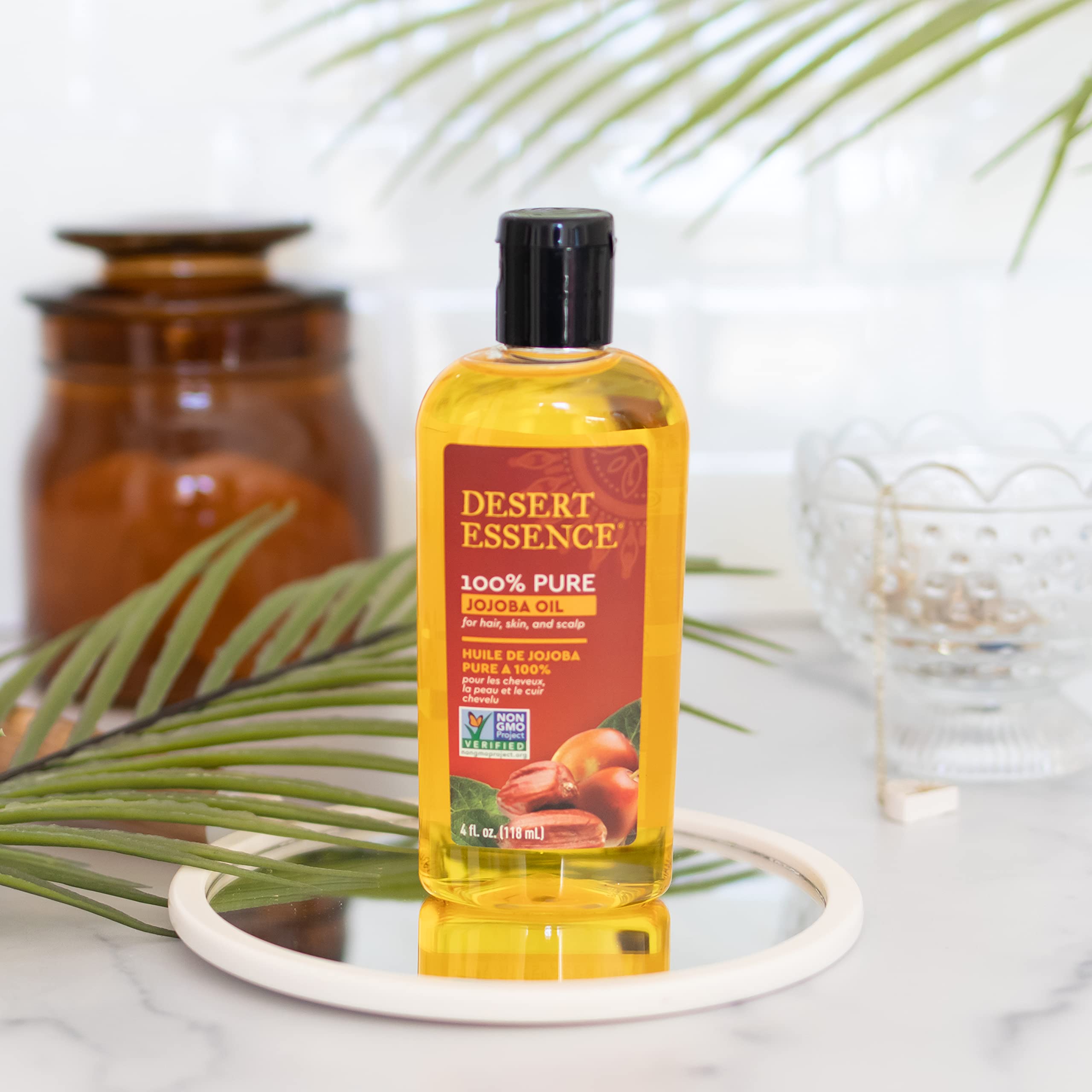 Desert Essence Huile Jojoba – absorption rapide sans résidu