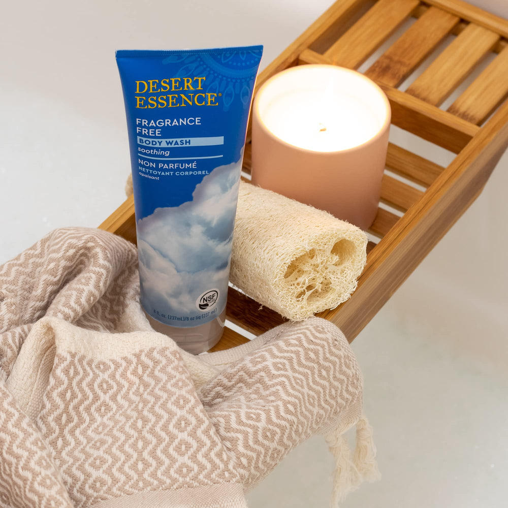 Huile de jojoba Desert Essence pour hydratation durable.