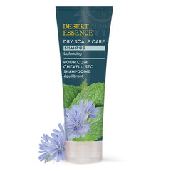 Desert Essence: Inuline prébiotique et chicorée pour équilibrer et apaiser le cuir chevelu.