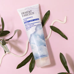 Desert Essence lotion mains-corps sans parfum, usage quotidien pour peau nourrie et confortable