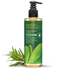 Desert Essence nettoyant visage à la bouteille d’huile d’arbre à thé, purifiant.