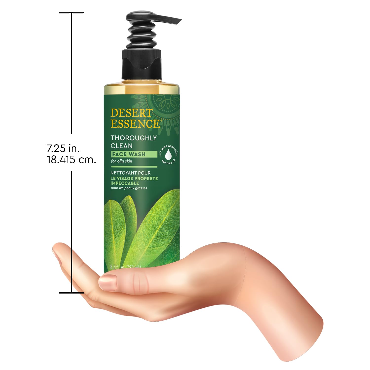 Routine visage quotidienne avec Desert Essence, soin doux et efficace.