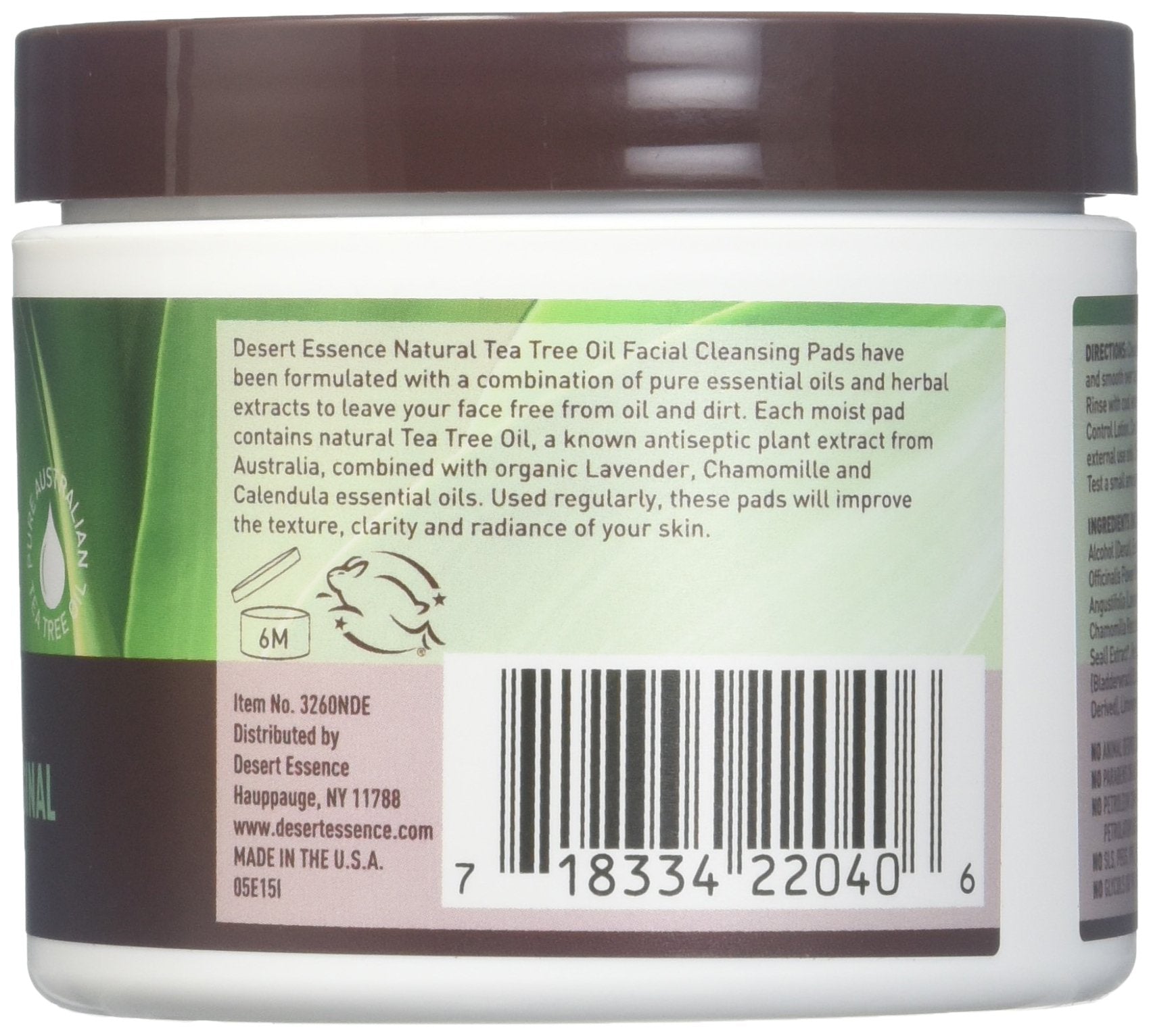 Desert Essence emballage paquet double pratique pour domicile et voyage.