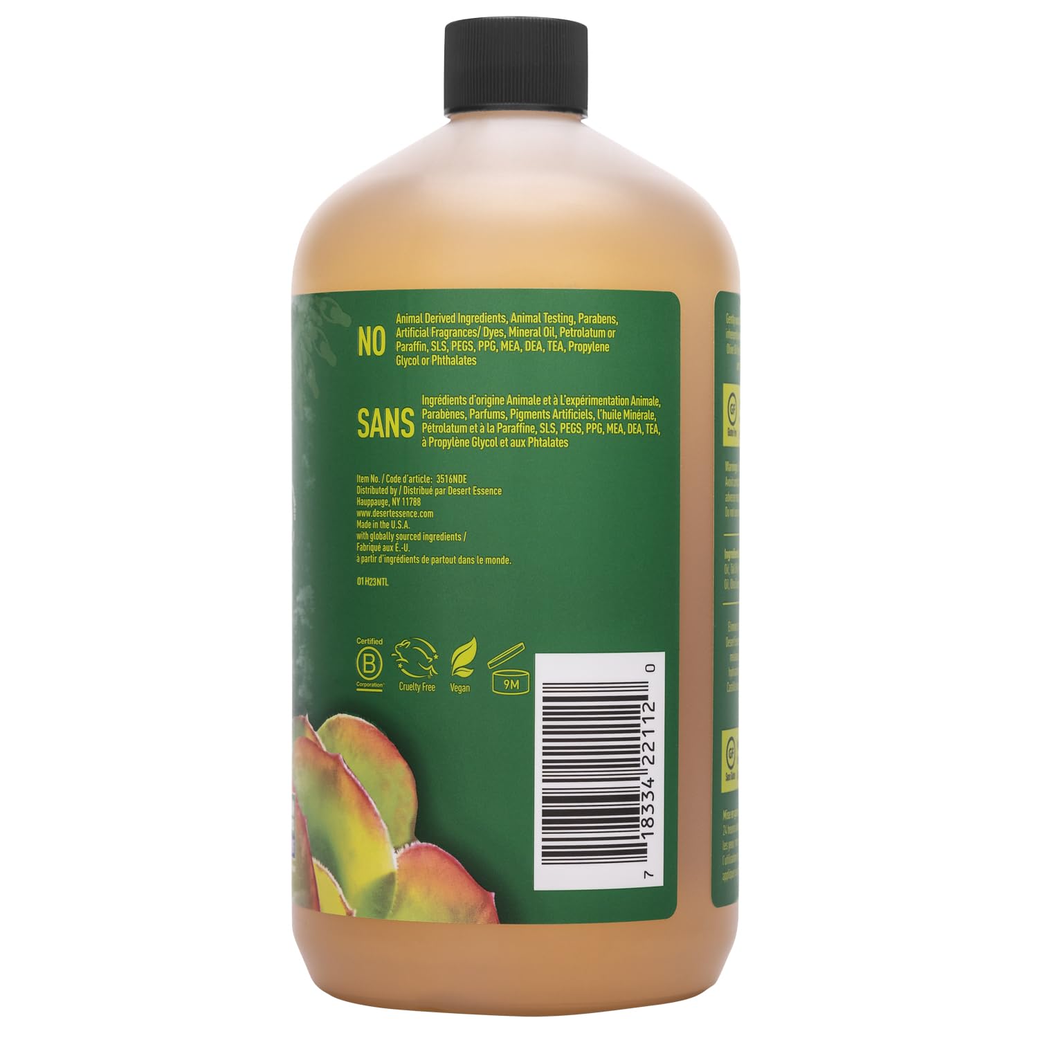 Desert Essence routine quotidienne végétale pour peau propre et équilibrée.