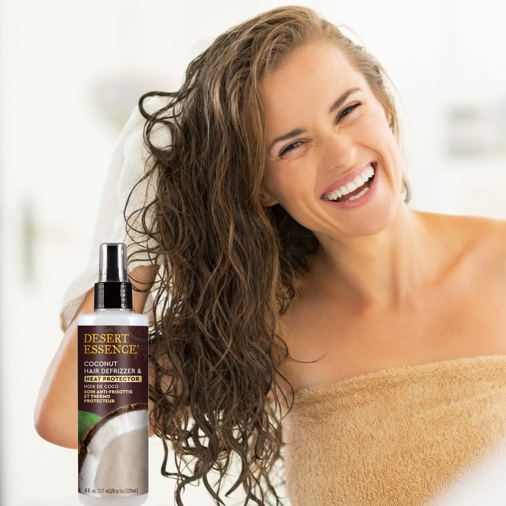 Desert Essence sans colorants artificiels et sans SLS: routine capillaire plus pure.