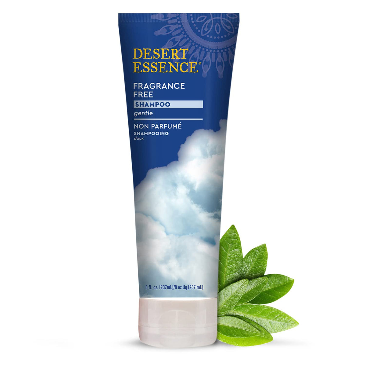 Desert Essence Shampoing Sans Parfum: la bouteille prête pour une routine capillaire douce.