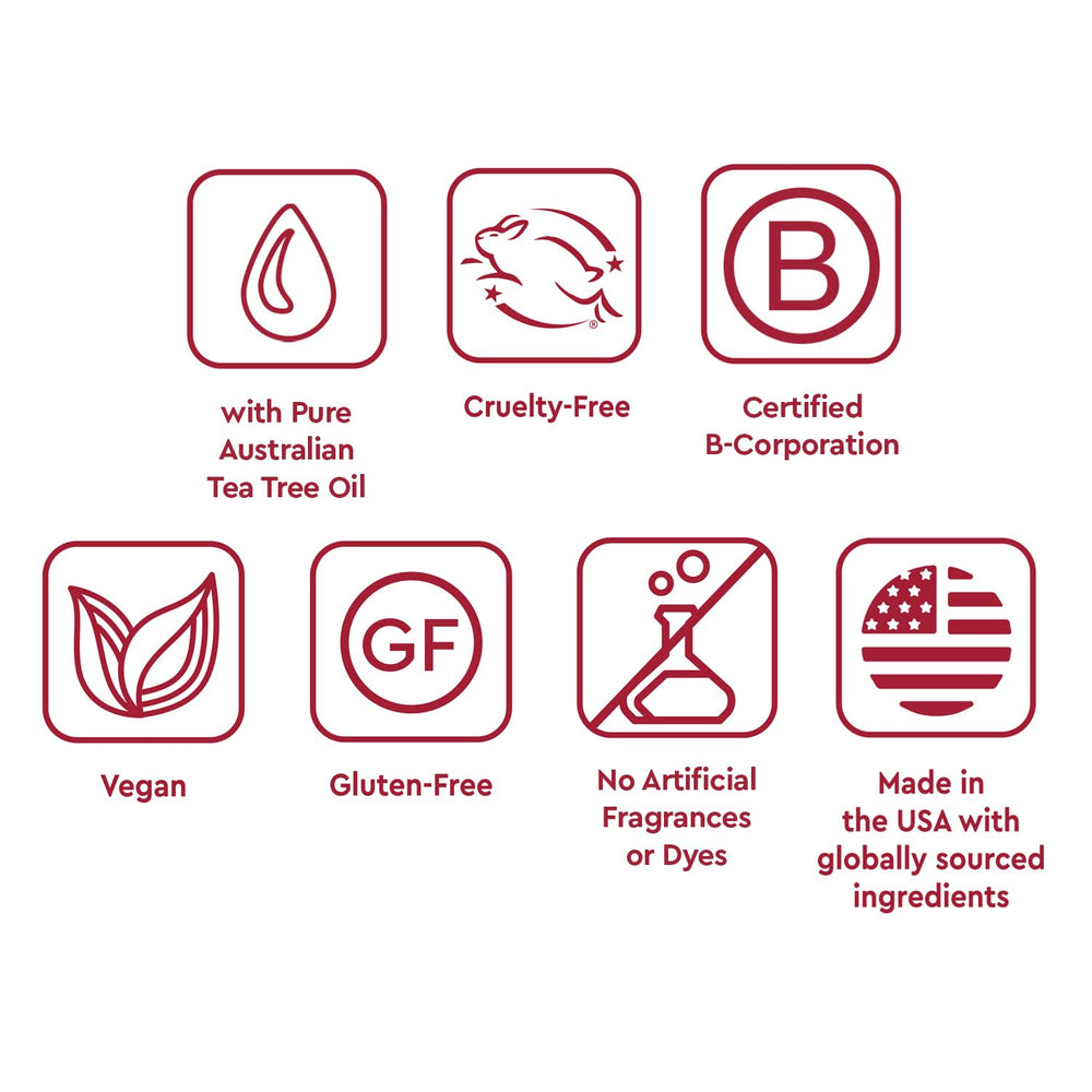 Desert Essence Savon Castile arbre à thé, usage quotidien sur mains visage et corps.