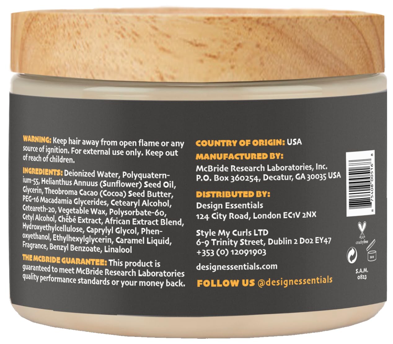 Design Essentials African Chebe Braid & Twist-Out Strengthening Crème – application pratique pour cheveux hydratés
