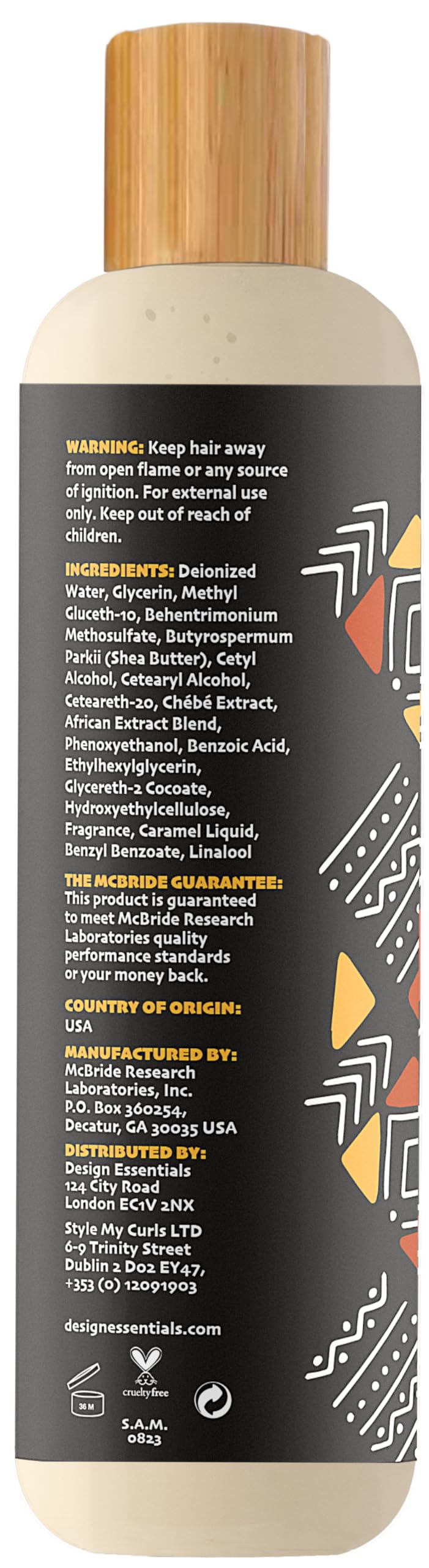 Design Essentials African Chebe – texture crème soyeuse facilitant l’hydratation et le démêlage.
