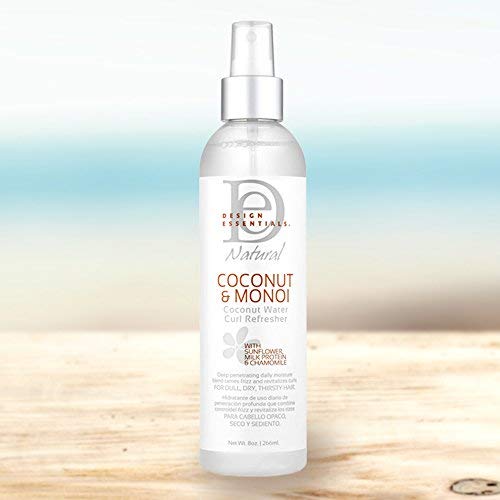 Design Essentials Coconut Curl Refresher — jour 2 et jour 3: rafraîchissement léger.