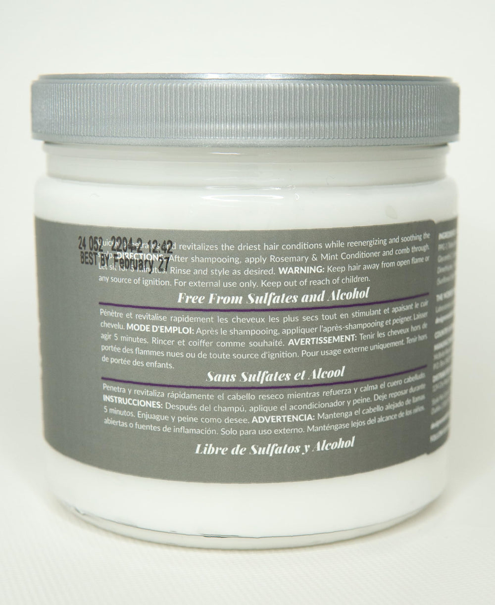 Design Essentials Romarin Menthe - texture crème: nutrition en profondeur des cheveux.