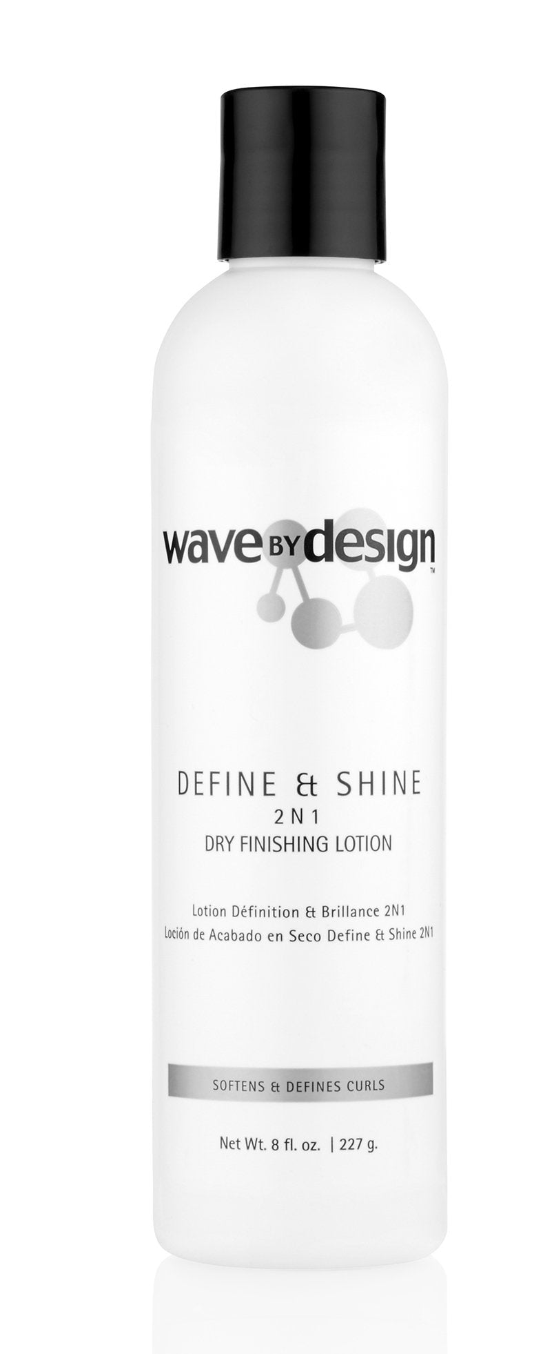 Design Essentials Define & Shine, lotion sèche pour boucles douces; maîtrise les frisottis et brillance.