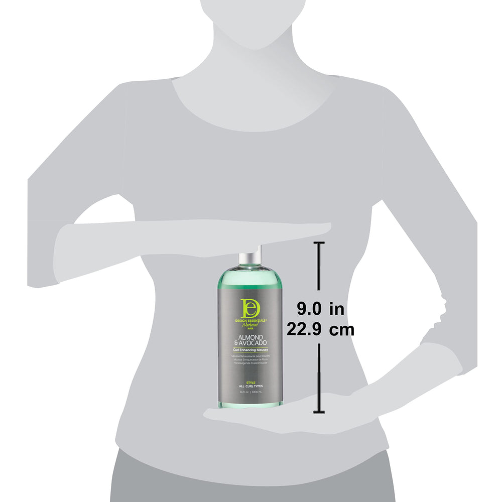 Design Essentials Mousse Anti-Frisottis recharge: combat les frisottis et maintient la forme