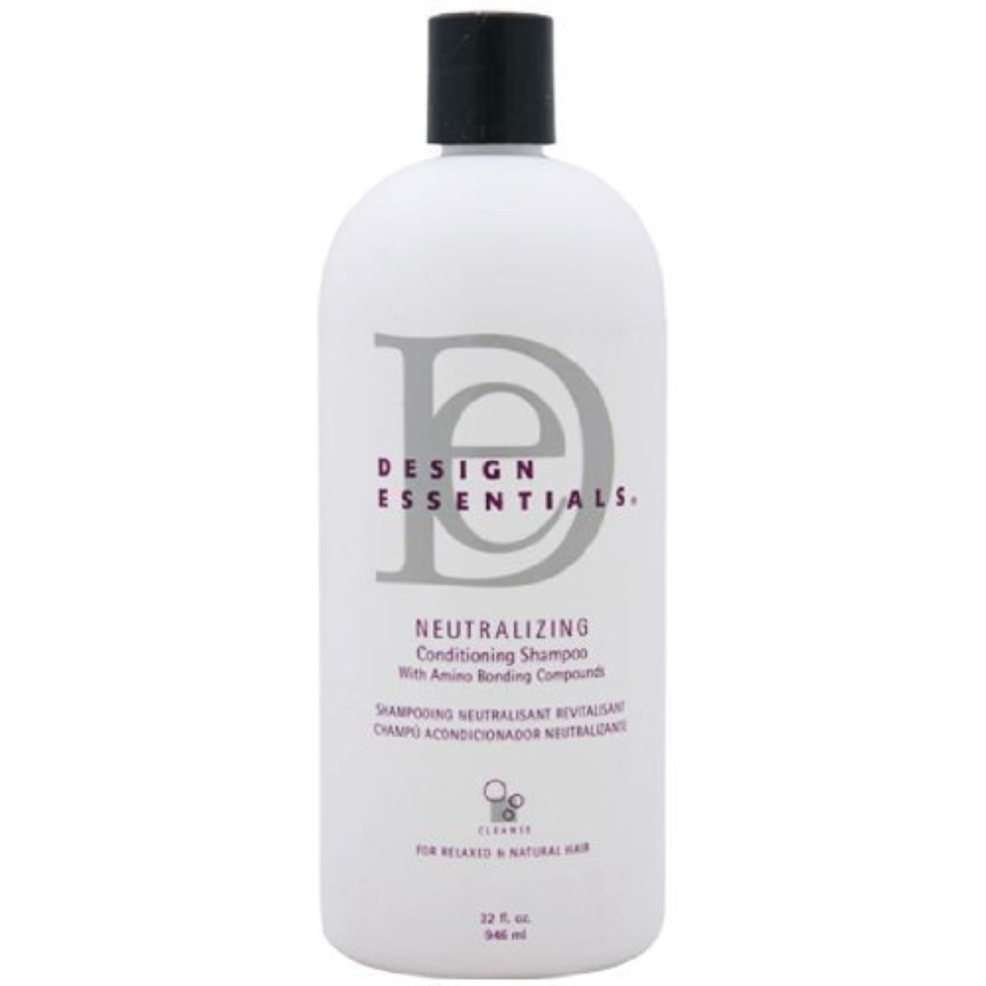 Design Essentials Shampooing neutralisant lait et miel – bouteille, douceur et brillance après relaxation