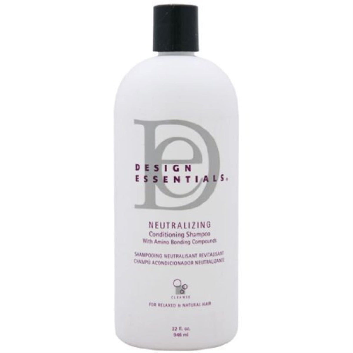 Design Essentials Shampooing neutralisant lait et miel – bouteille, douceur et brillance après relaxation