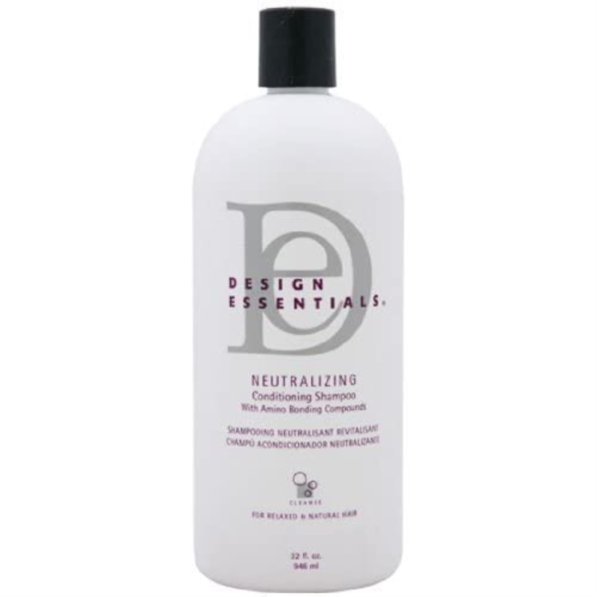 Design Essentials Shampooing neutralisant lait et miel – démêlage facilité et hydratation pour cheveux relaxés