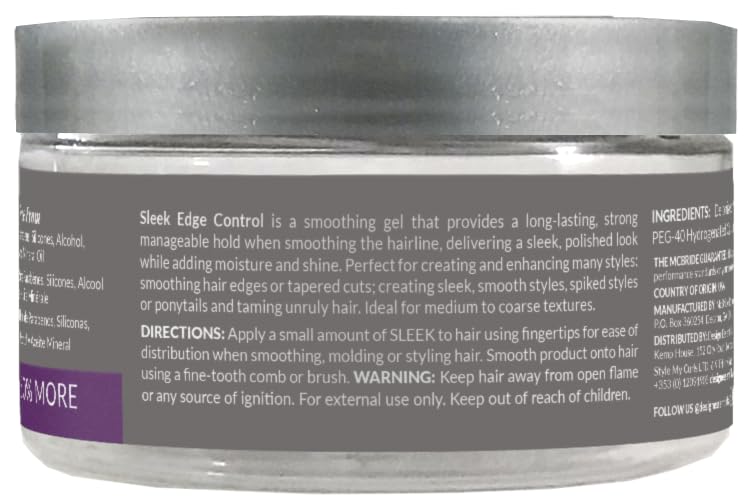 Design Essentials Sleek Edge Control – bordures lisses pour contours nets.