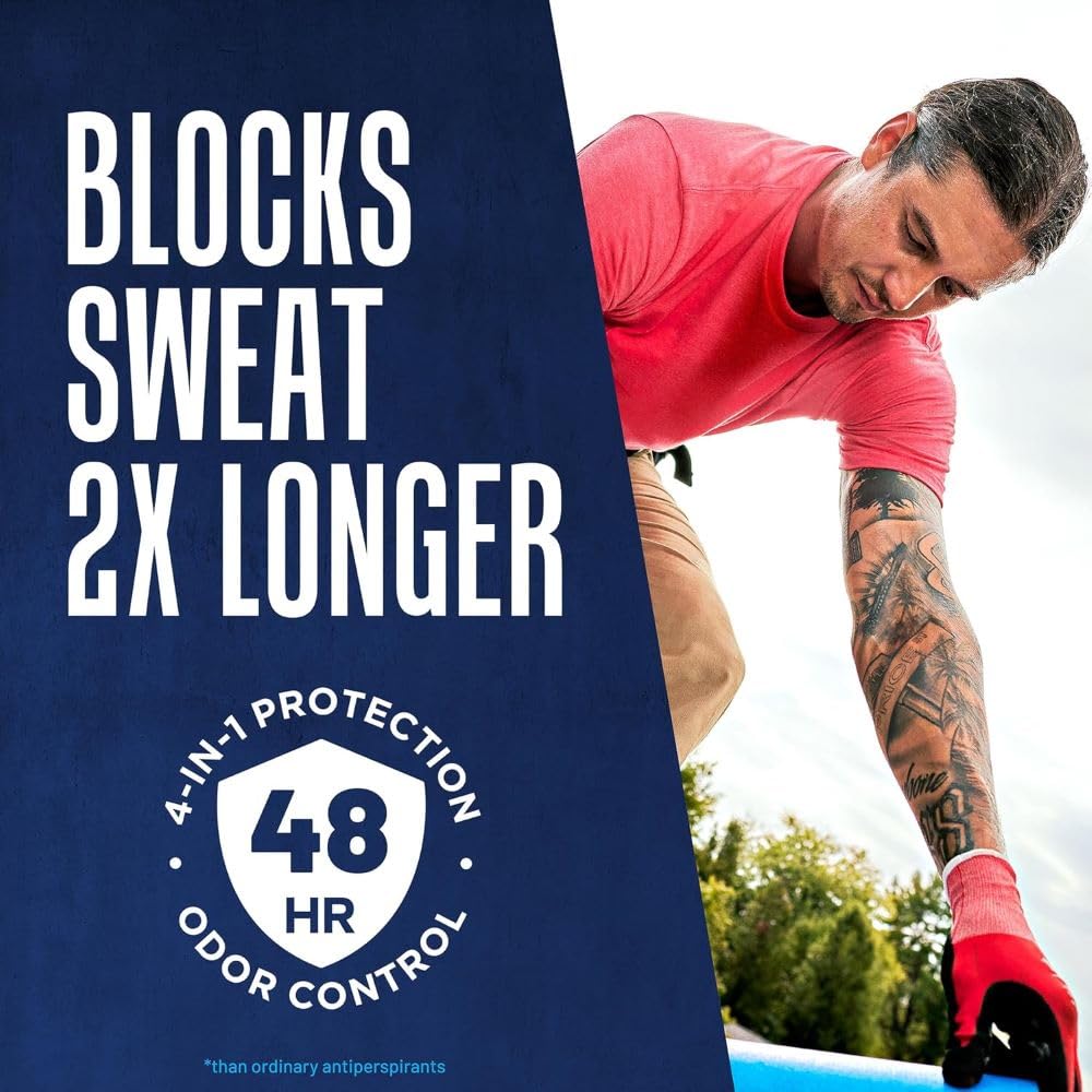 Design discret et efficace Right Guard Sport sans traces.