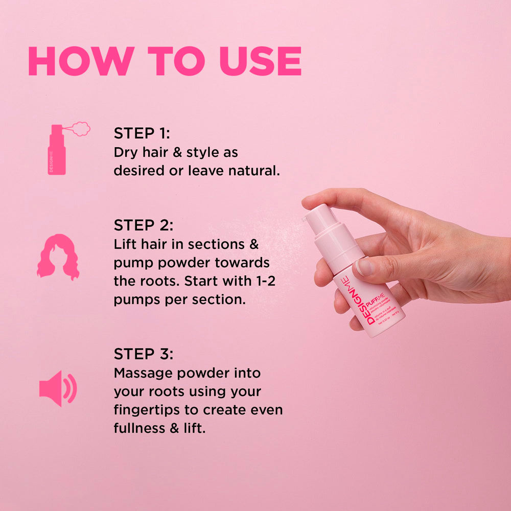 Puff.ME, base polyvalente pour chignons et tresses sans surcharge.