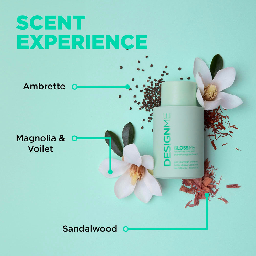 Design.Me Shampoing appliqué sur les racines pour revitaliser les cheveux.