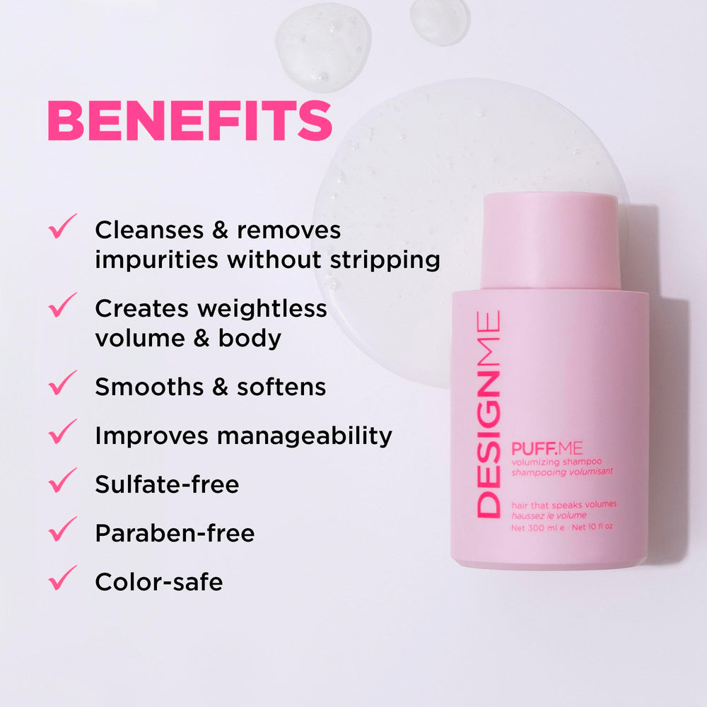 PUFF.ME – mousse lavante douce sur cheveux propres.