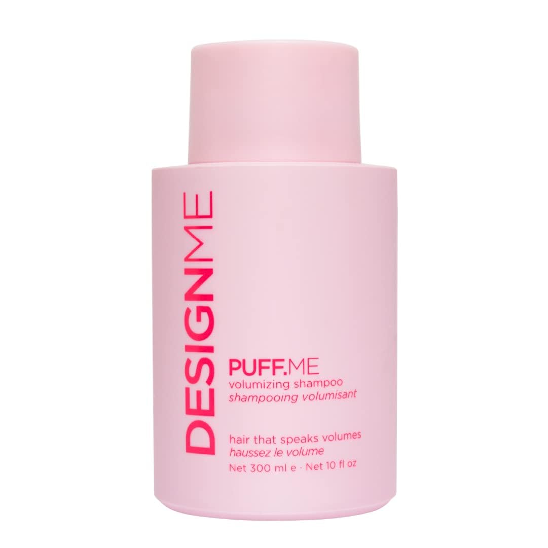 PUFF.ME – bouteille de shampooing affichant le volume potentiel.