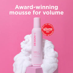 PUFF.ME Design.Me – fini volumisé et brillant sans alourdir les cheveux fins.
