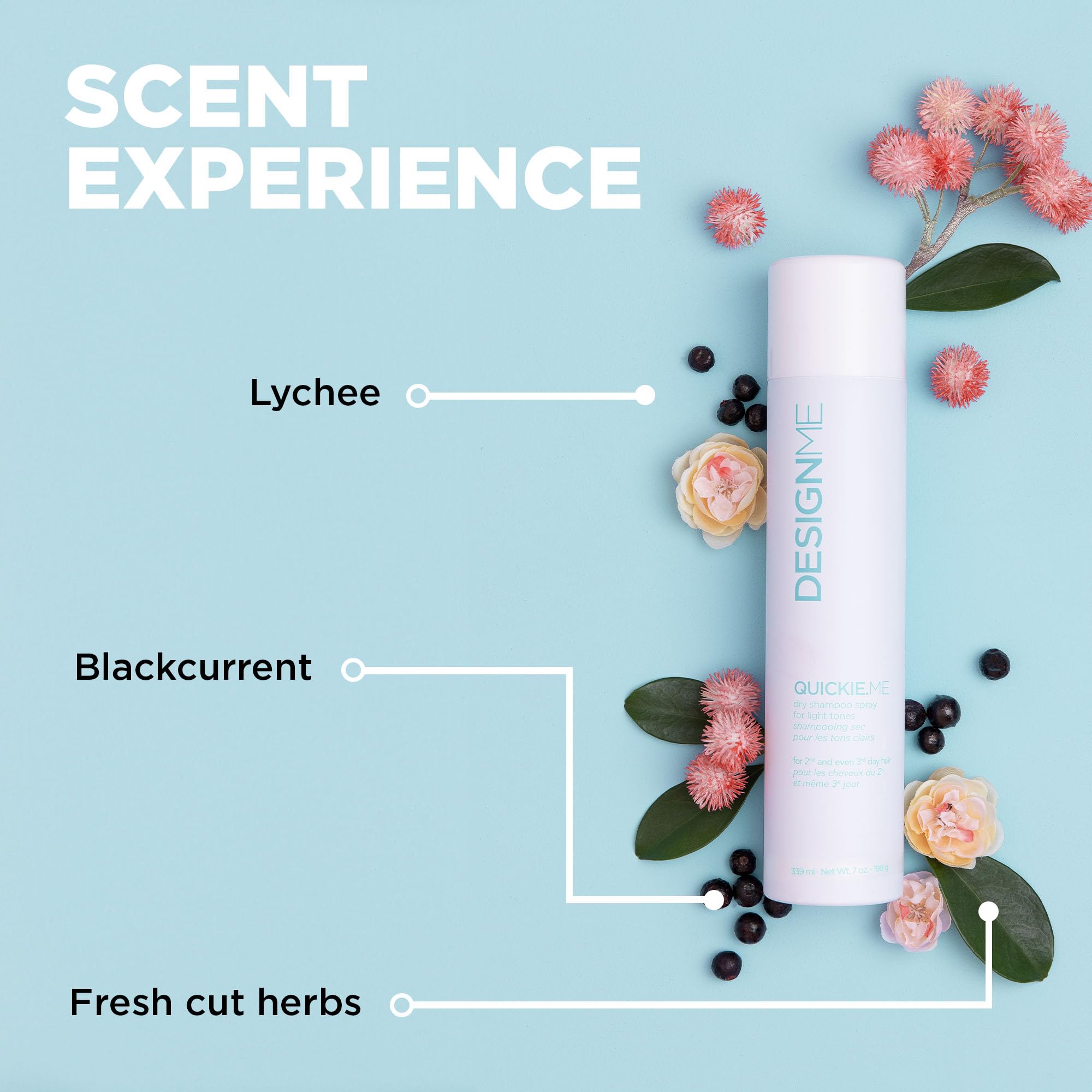 Design.Me Quickie.Me dégage un parfum léger et subtil après application.