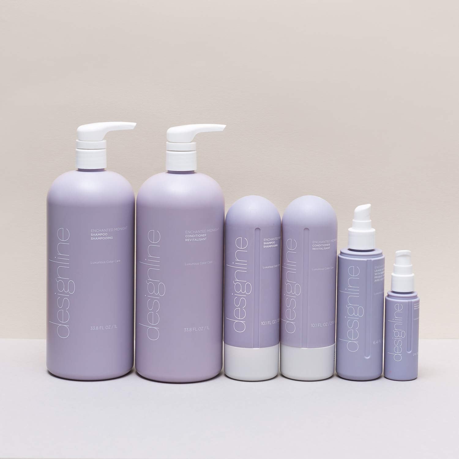 DESIGNLINE Shampoing Enchanted Midnight, massage cuir chevelu, sans sulfate, cheveux hydratés et doux
