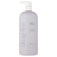 DESIGNLINE Shampoing Super Argent – Bouteille lumineuse et cheveux blondes et gris rafraîchis