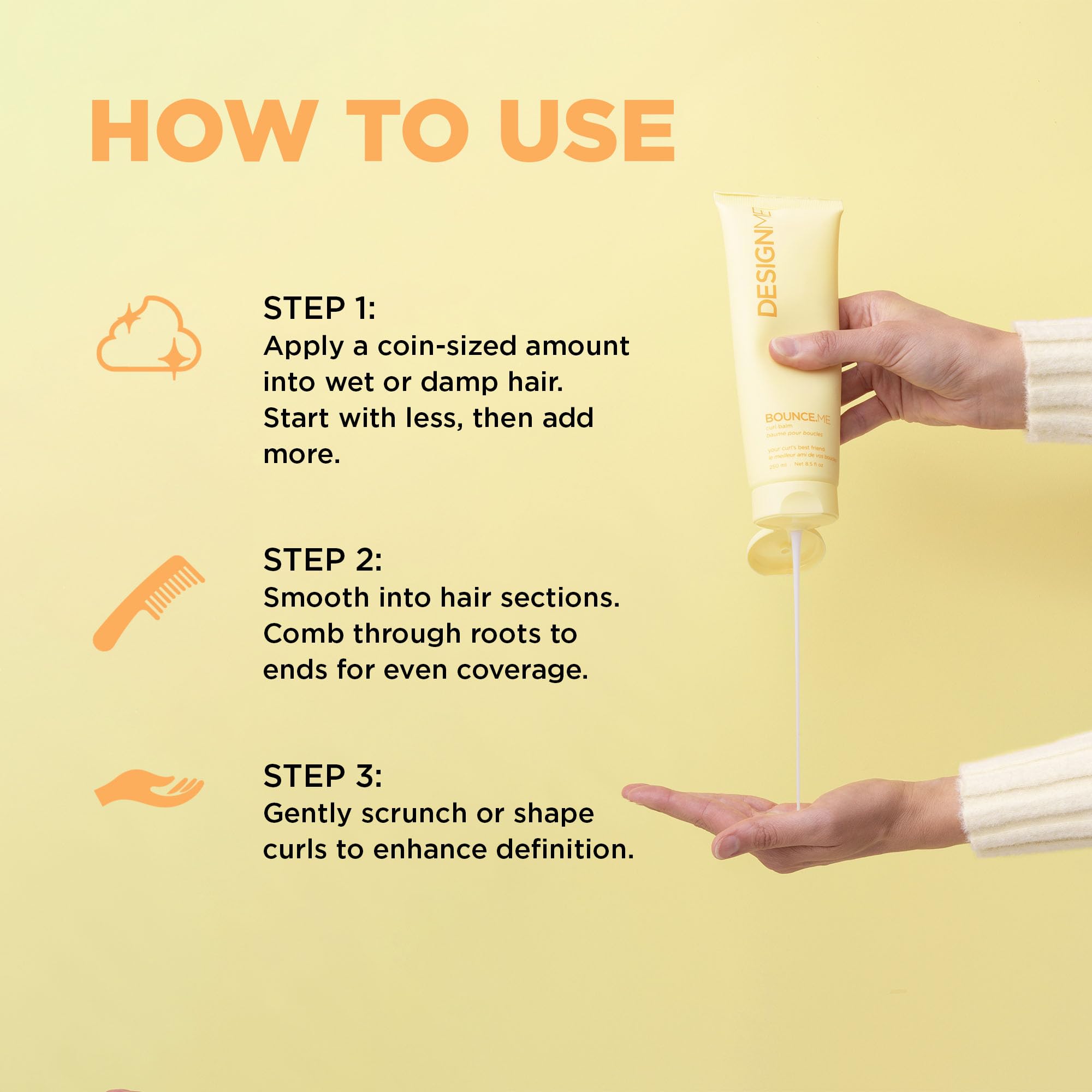 Design.Me BOUNCE.ME – Emballage moderne et pratique.